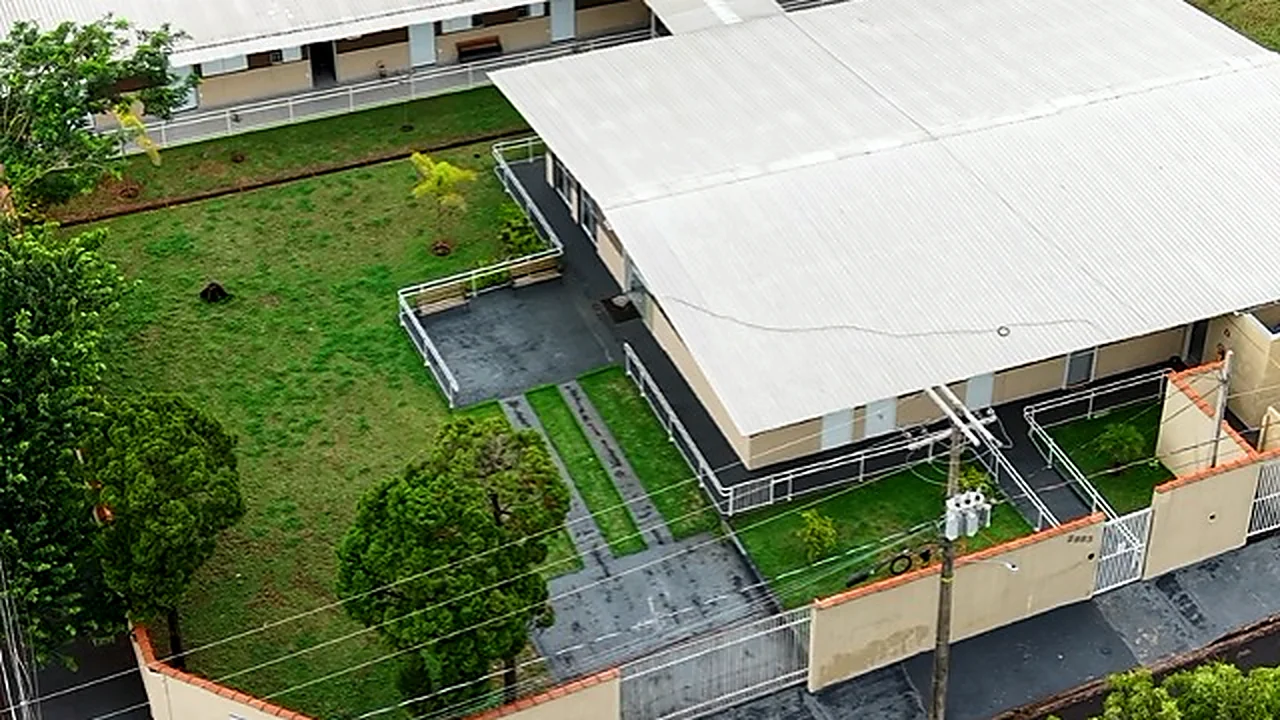 Vista aérea da unidade Jardim Nova Yorque II, em Araçatuba/SP